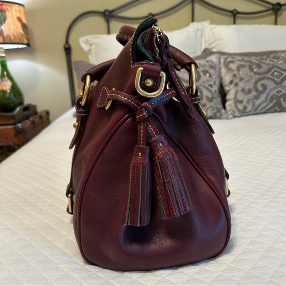 Dooney & Bourke Large Florentine Satchel in Plum!! - Picture 4 of 16